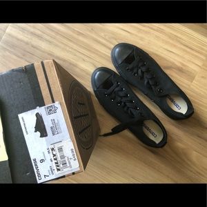 All Black Converse